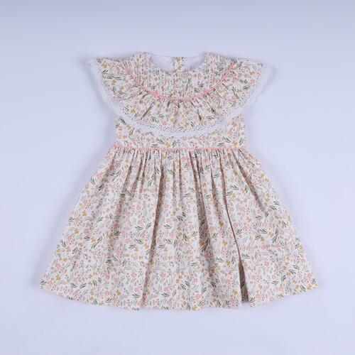Elegant Meadow Floral Lace Dress - BB3552
